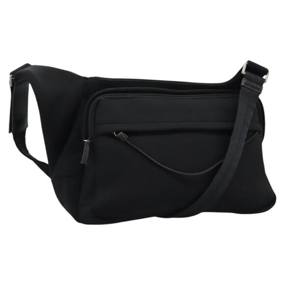 PRADA Shoulder Bag Nylon Black - Picture 1 of 10